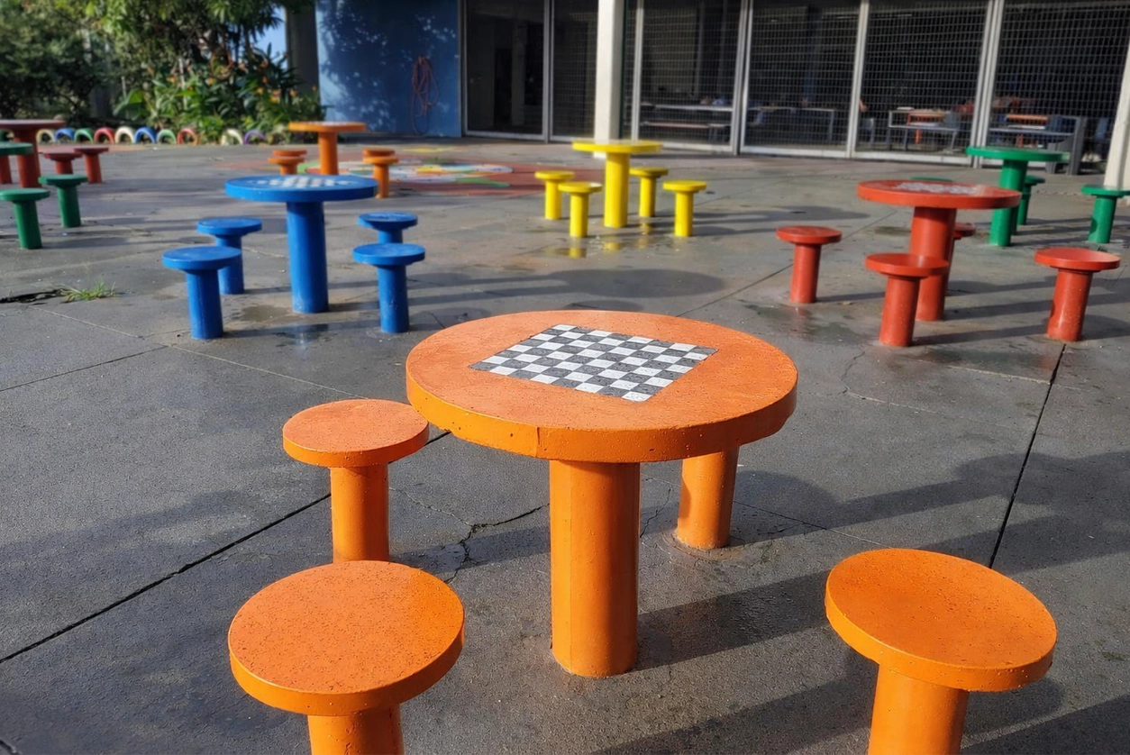 Banco e Mesa de Jardim